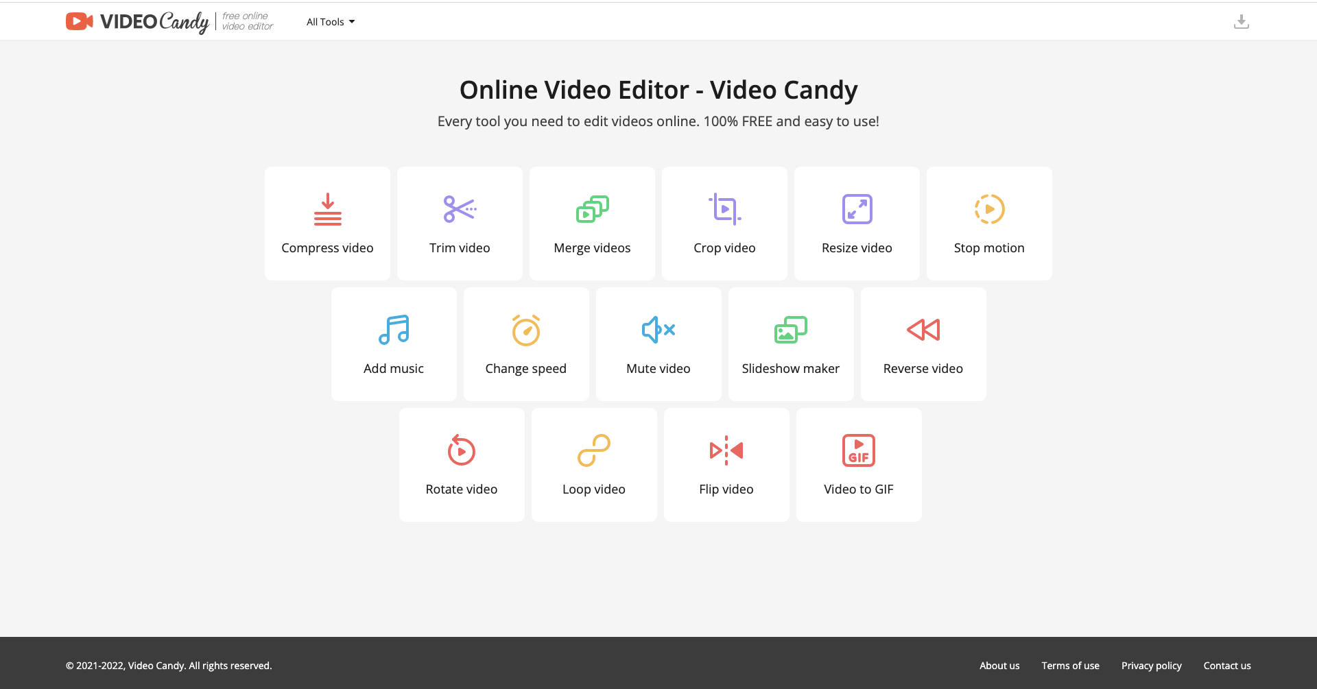 VideoCandy：免费在线视频剪辑